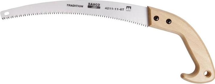 Produktbild Bahco Astsäge mit gehärteten Zahnspitzen und Holzgriff, 6 ZpZ, 14"