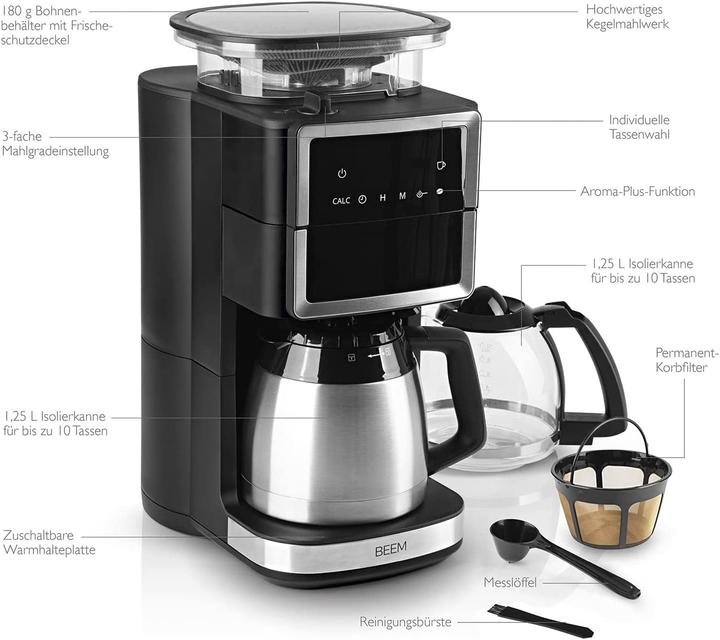 Image du produit Beem Filterkaffeemaschine mit Kaffeemühle