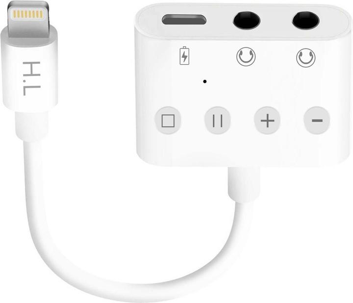 Avizar HL-104 3-in-1 Lightning Audio Charging Adapter (Lightning, 3.5mm jack)