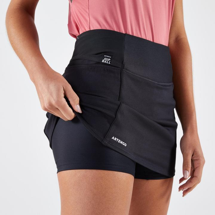 Actual product image Artengo Ladies tennis skirt - TSkirt Dry Hip Ball black (S)