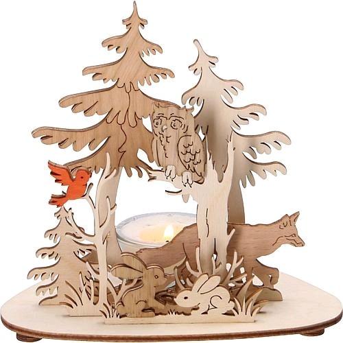Kuhnert Porta tealight Animali della foresta