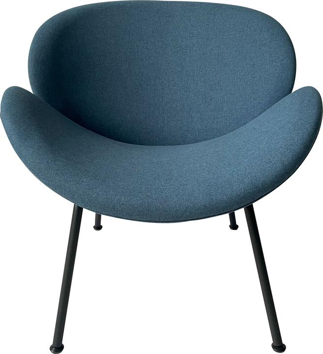 Actual product image Paperflow Armchair SMILE blue black fabric