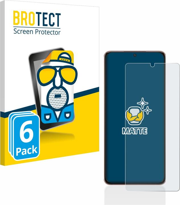 Actual product image BROTECT Anti-glare screen protector matt (6 Piece, Samsung Galaxy S21)