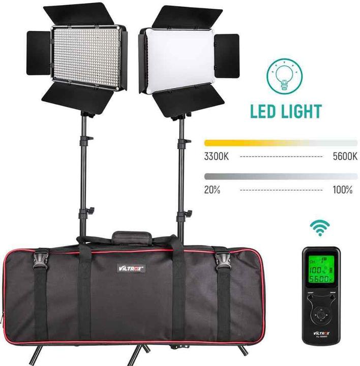 Viltrox VL D640T LED Light Duo Kit (Further permanent lights)