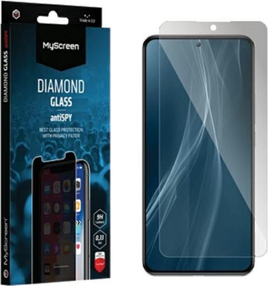 Actual product image MyScreen Protector MS AntiSPY Diamond Glass Sam A14 4G A145 /A14 5G A146 Szkło hartowane (1 Piece, Samsung Galaxy A14)