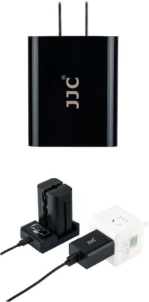 Actual product image JJC XY 0029B BLACK 3.0 USB Wall Quick Charger