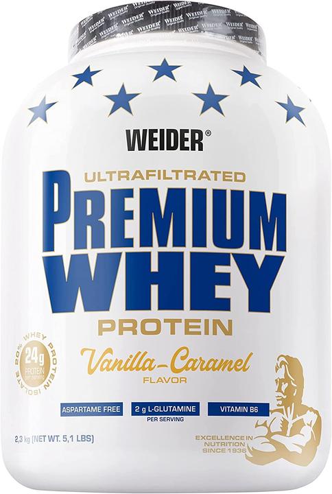Image du produit Weider Protéine de lactosérum premium (Vanille, Caramel, 1 pcs, 2300 g)