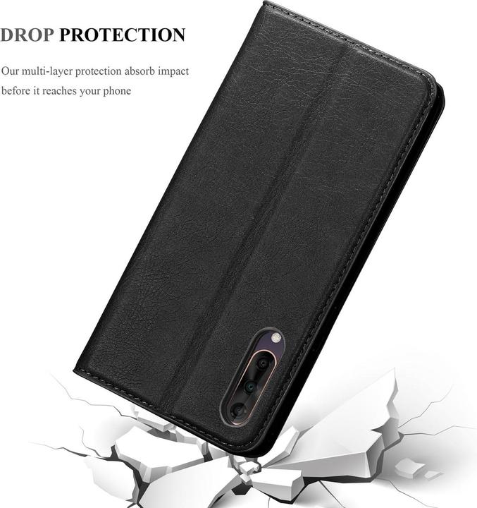 Actual product image Cadorabo Book Invisible Magnet Cover (Wiko View 4)