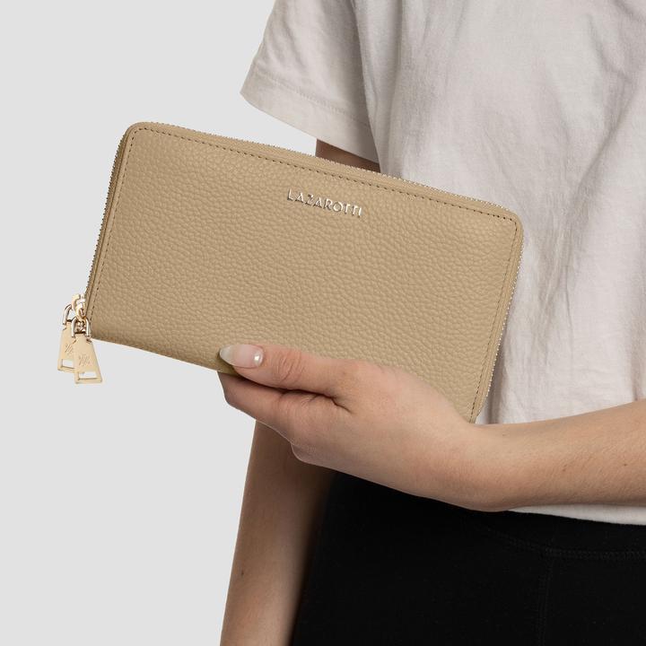 Actual product image Lazarotti Bologna Leather Geldbörse RFID Schutz Leder 20 cm