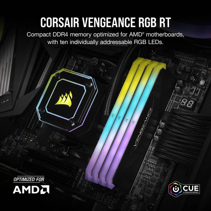 Actual product image Corsair Vengeance RGB RT (2 x 16GB, 4600 MHz, DDR4-RAM, DIMM)