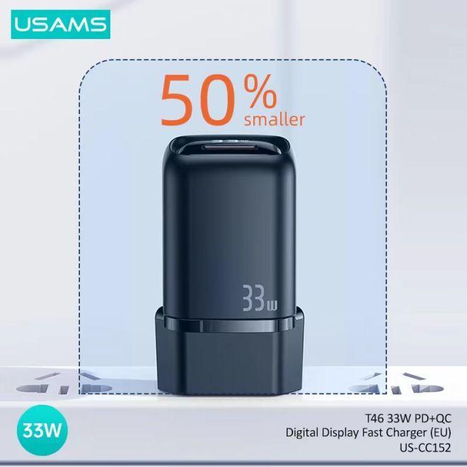 Produktbild Usams 33W QC + PD Digital Display Fast Charger (33 W)
