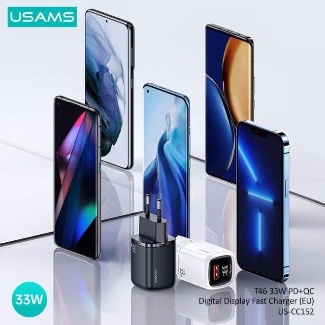 Produktbild Usams 33W QC + PD Digital Display Fast Charger (33 W)