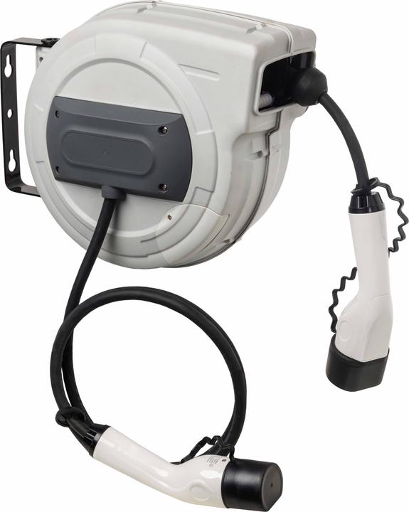 As - Schwabe Aufroller für Elektroauto-Ladekabel 2 + 5 m (Typ 2, 11 kW, 16 A, 5 m)