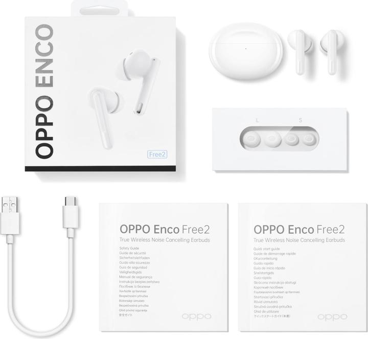 Actual product image OPPO Enco Free 2 (ANC, 4 h, Wireless)
