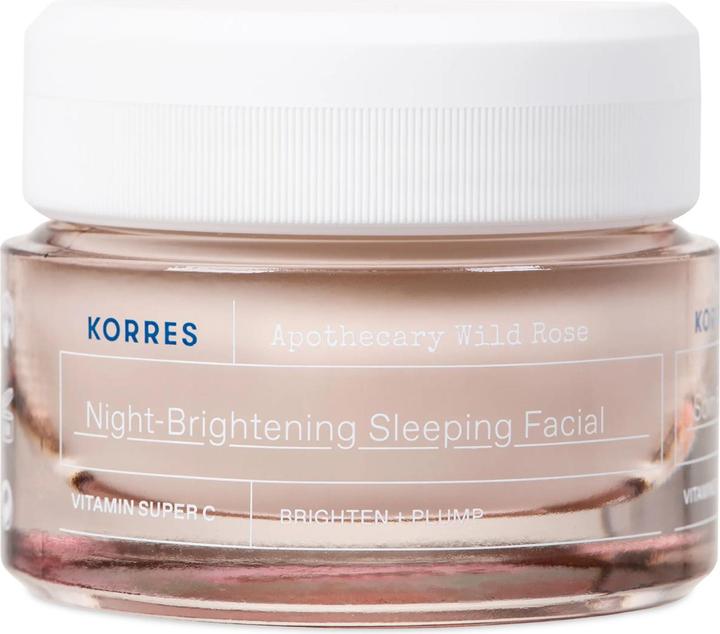 Korres Apothecary Wild Rose Nachtcreme für strahlenden Teint (40 ml, Nachtcreme)