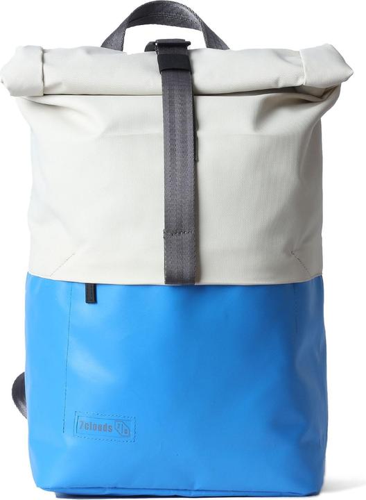 light blue-off white