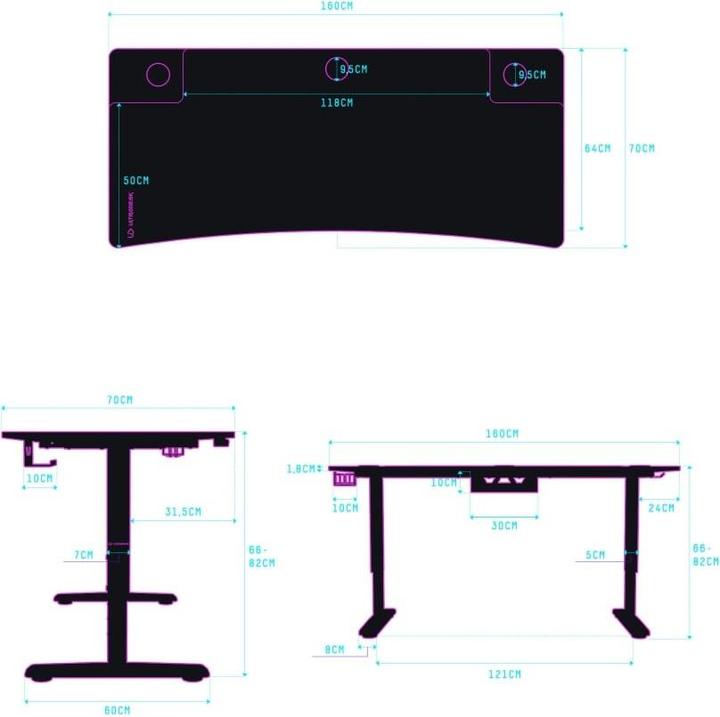 Actual product image Ultradesk Cruiser