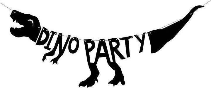 Actual product image Partydeco Dino Party Banner Birthday Decoration