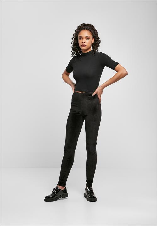 Immagine prodotto Urban Classics Leggings di velluto a vita alta da donna (L)