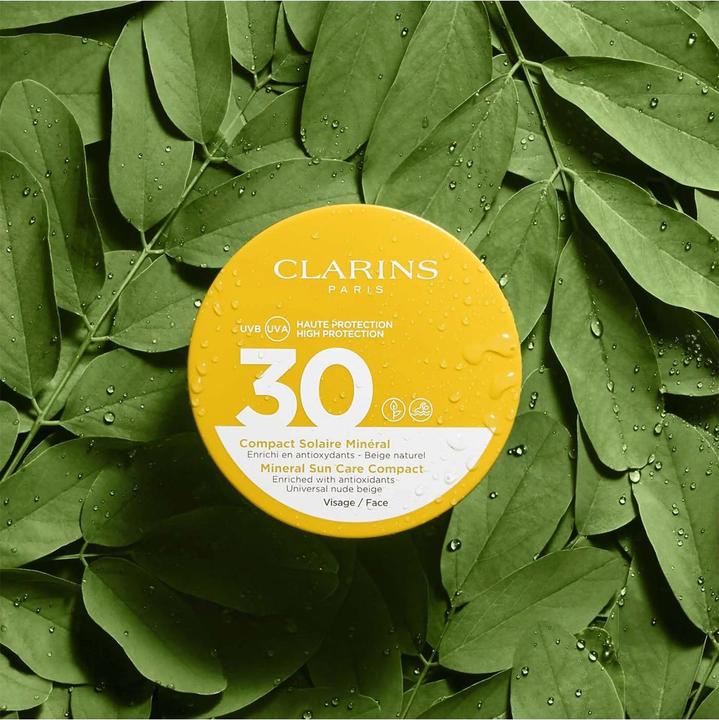Actual product image Clarins Sun - Compact Solaire Minéral Visage SPF30 (Sun cream face, SPF 30, 11 ml, 103 g)