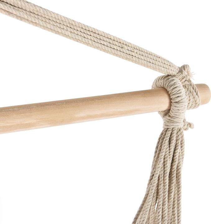 Produktbild Casa.Pro XXL Hängesessel Diseröd mit Gestell 110x205 cm Grau (130 kg)