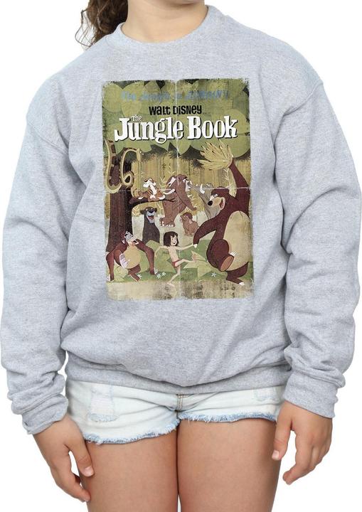 Produktbild Disney The Jungle Book Retro Poster Sweatshirt Mädchen (152, 158)