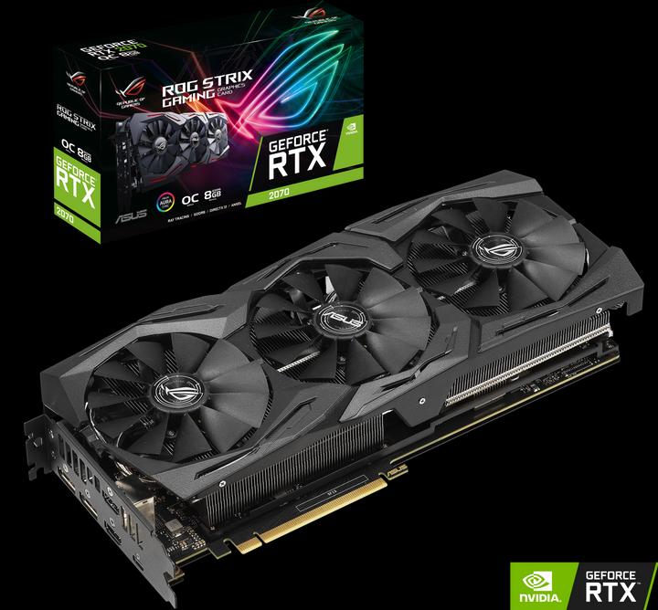 Image du produit ASUS GeForce ROG STRIX RTX 2070 O8G GAMING (8 Go)