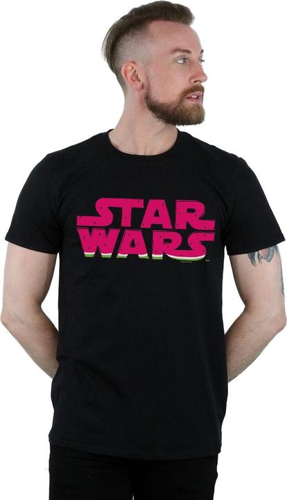 Actual product image Star Wars Mens Watermelon Logo T-Shirt (4XL)