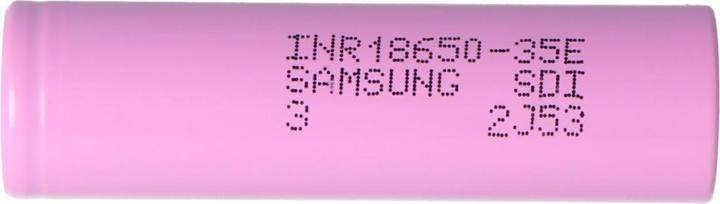 Actual product image Samsung INR18650-35E (1 pcs., 18650, 3500 mAh)