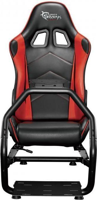 Immagine prodotto White Shark Sedia da gioco per il cockpit della simulazione di King of Speed Racing