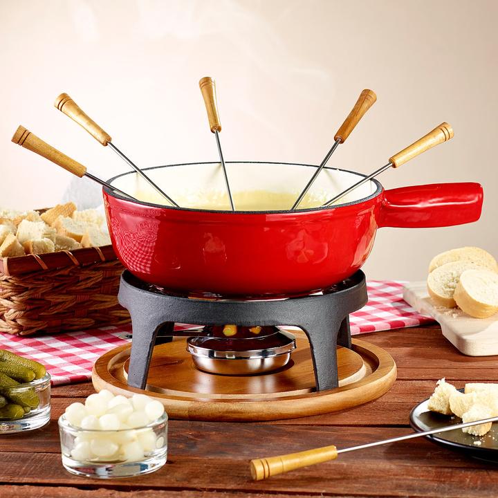 Immagine prodotto Rosenstein & Söhne Pentola per fonduta di formaggio in ghisa