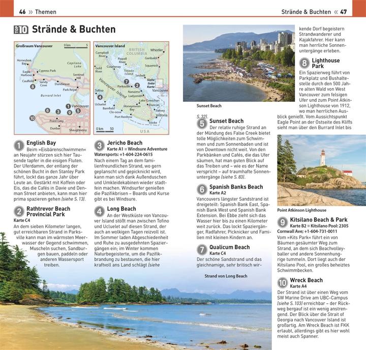 Produktbild Top 10 Reiseführer Vancouver (Deutsch, DK Verlag Reise, 2022)