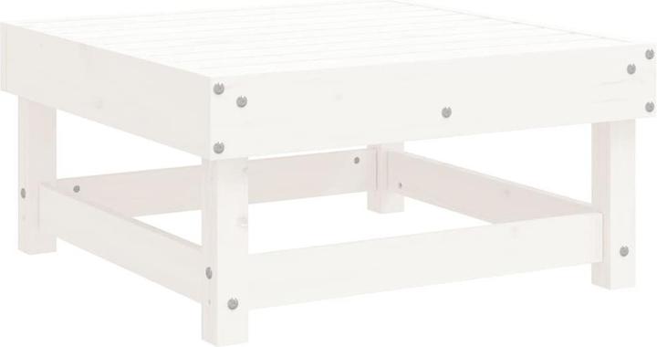 Actual product image VidaXL 4-tlg. Garten-Lounge-Set Weiss Massivholz Kiefer,Farbe