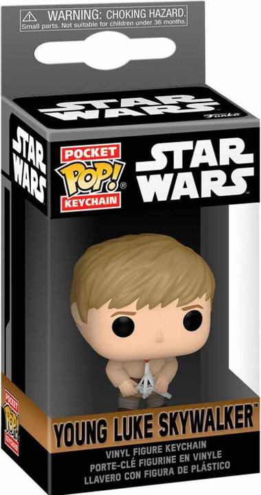 Actual product image Funko Star Wars: Obi-Wan Kenobi présentoir porte-clés POP! Vinyl Young Luke Skywalker 4 cm (12)
