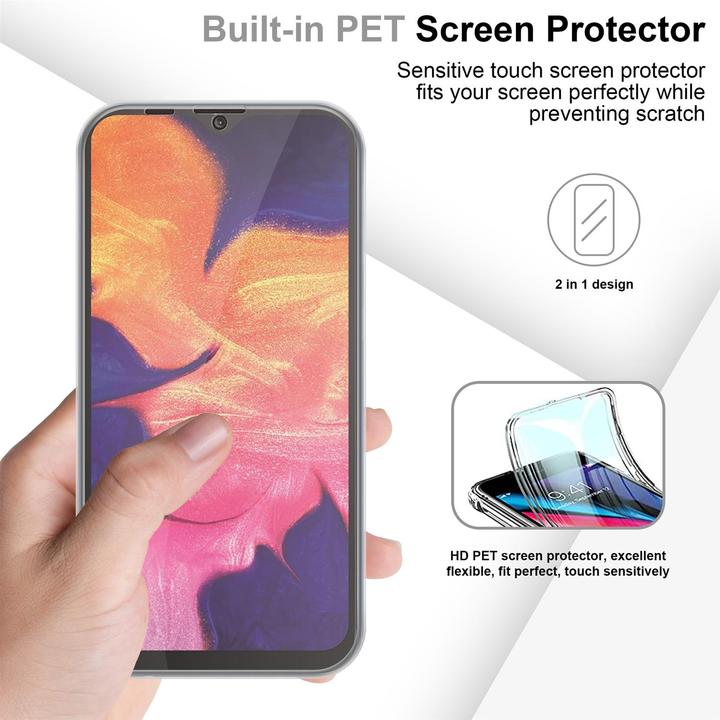 Produktbild Cadorabo TPU 360 Grad Case Cover (Samsung Galaxy A10, HTC One M10)