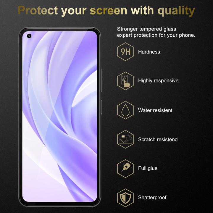 Produktbild Cadorabo Vollbild Displayschutzglas (1 Stück, Xiaomi Mi 11 Lite, Xiaomi Mi 11 Lite 5G, Xiaomi Mi 11 Lite 5G NE)