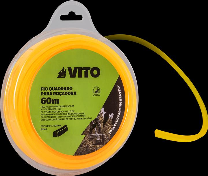 Immagine prodotto VITO Corda di nylon quadrata per decespugliatori (Ricambi per macchine da giardino)