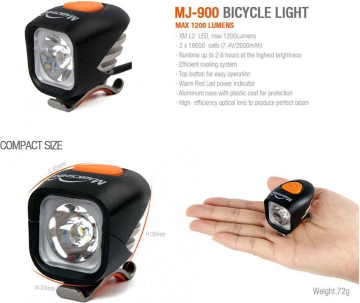 Actual product image Magicshine Mj-900 (1200 lm)
