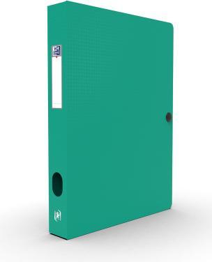 Actual product image Elba Memphis collection box, filling height: 40 mm, DIN A4, green, made of PP, thickness: 0.7 mm, with