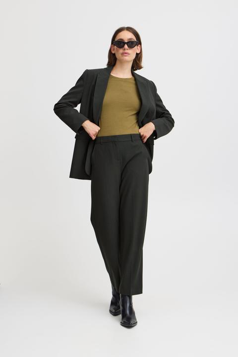 Actual product image B.young BYDANTA WIDE LEG PANTS 2 CROPPED 20815027 (38)
