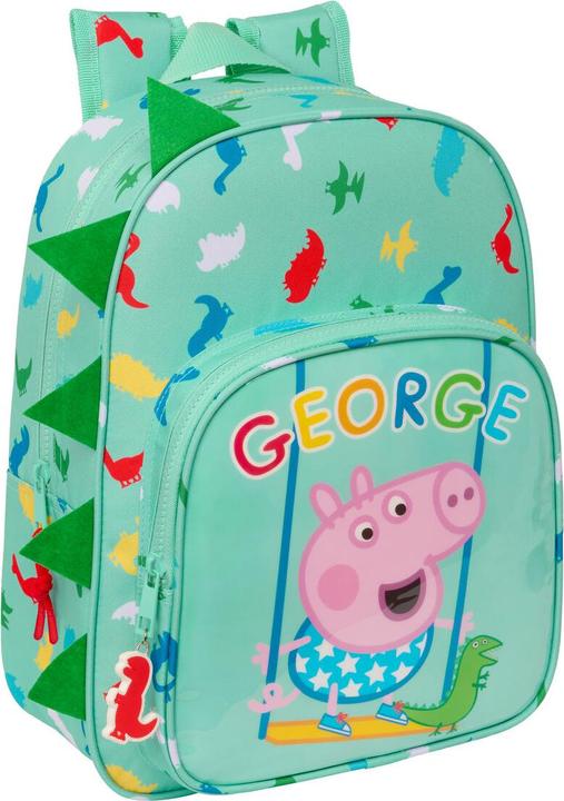 Actual product image Peppa Pig School rucksack George Mint 26 x 34 x 11 cm