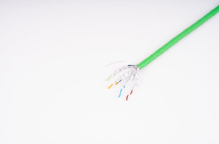 Produktbild Shiverpeaks ®-BASIC-S--Verlegekabel, cat. 8.2, S/FTP, GHMT Zertifizierung, grün, 50,0m (S/FTP, CAT8.2, 50 m)