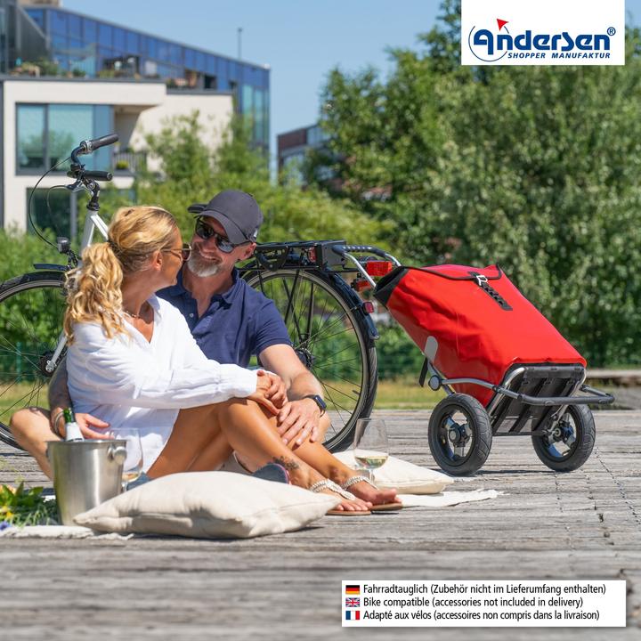 Produktbild Andersen Royal Shopper Ortlieb Einkaufstrolley 65 cm mit Lufträdern