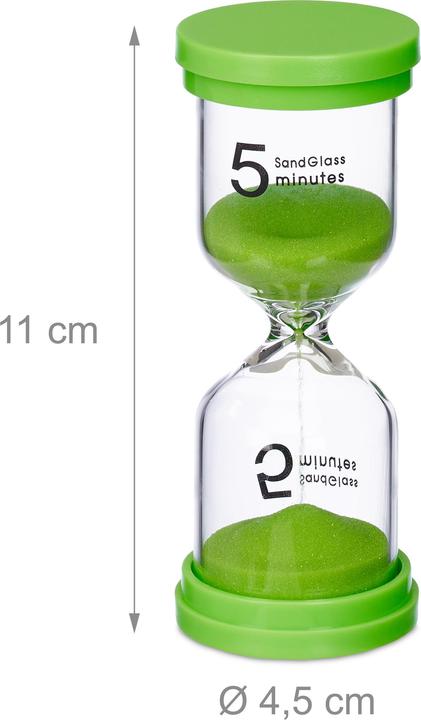 Actual product image Relaxdays Hourglass (Toothbrush timer)