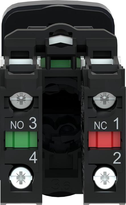 Actual product image Schneider Electric Pushbutton Dble Green I Red O 1NO/1NC