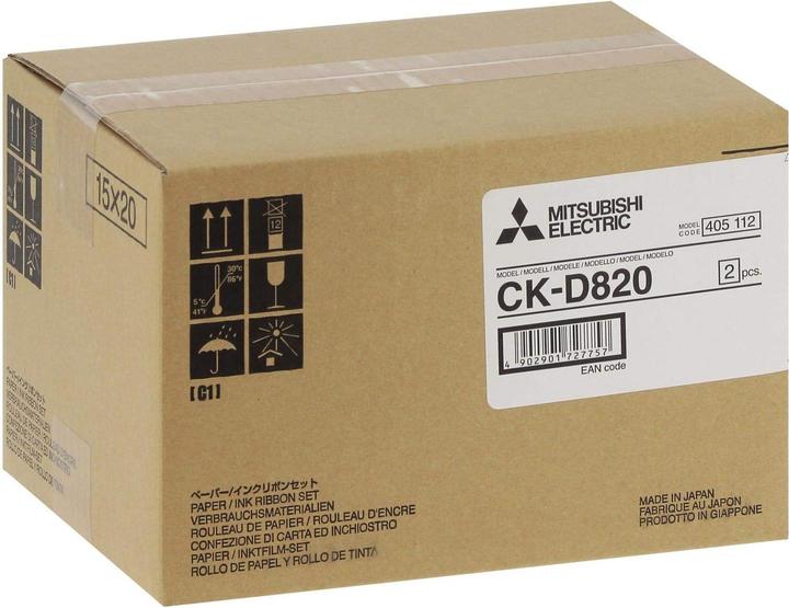 Produktbild Mitsubishi Electric CK-D 820 10x15 cm 2x 430 Prints (10 x 15 cm, 430 x)