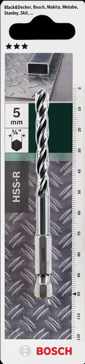 Actual product image Bosch Zubehör HSS metal twist drill 5 mm A (5 millimetres)