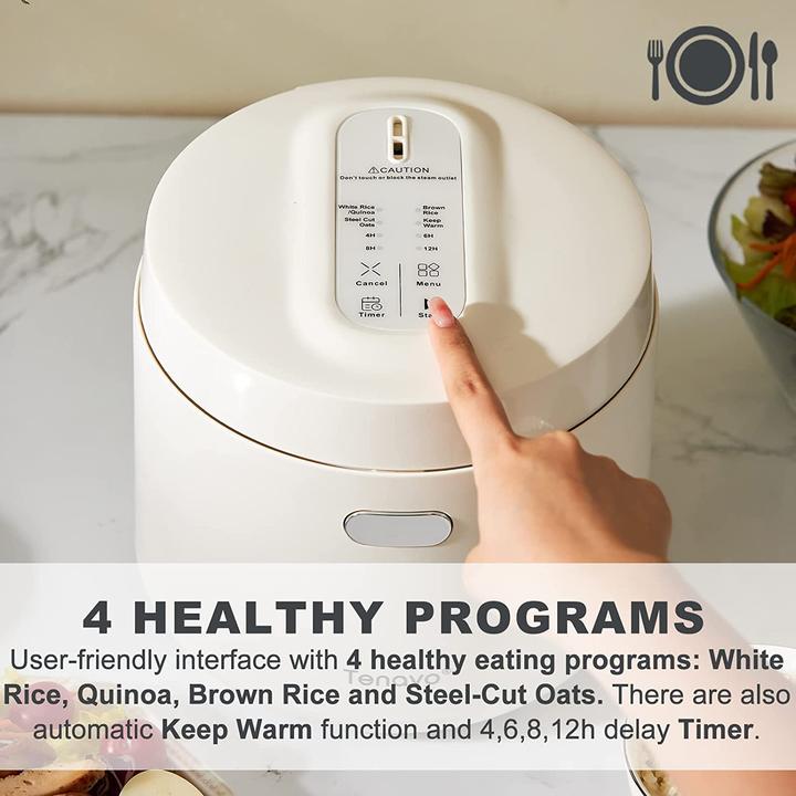 Actual product image Tenavo Mini rice cooker