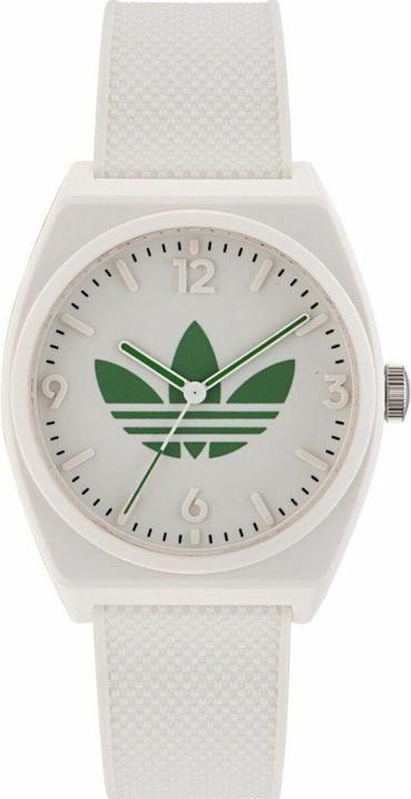 Produktbild adidas Quarz Armbanduhr AOST23047 Weiss Gehäusematerial=Harz Material (Armband)= (Analoguhr, 38 mm)