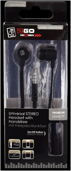 Immagine prodotto 2GO Cuffia NEO nera da 3,5 mm (Cablato)